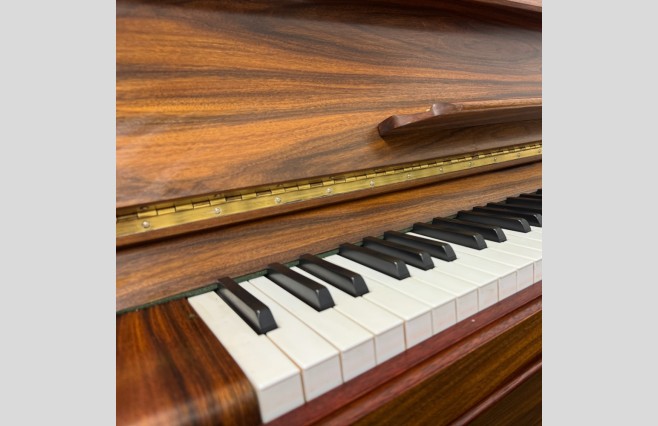 Knight London Upright Piano | Polished Rosewood Finish | UK Delivery In Days | Warranty | P/X | Finance Options | Includes Stool, Home Tuning | Used | Serial Number D906591 - Image 7
